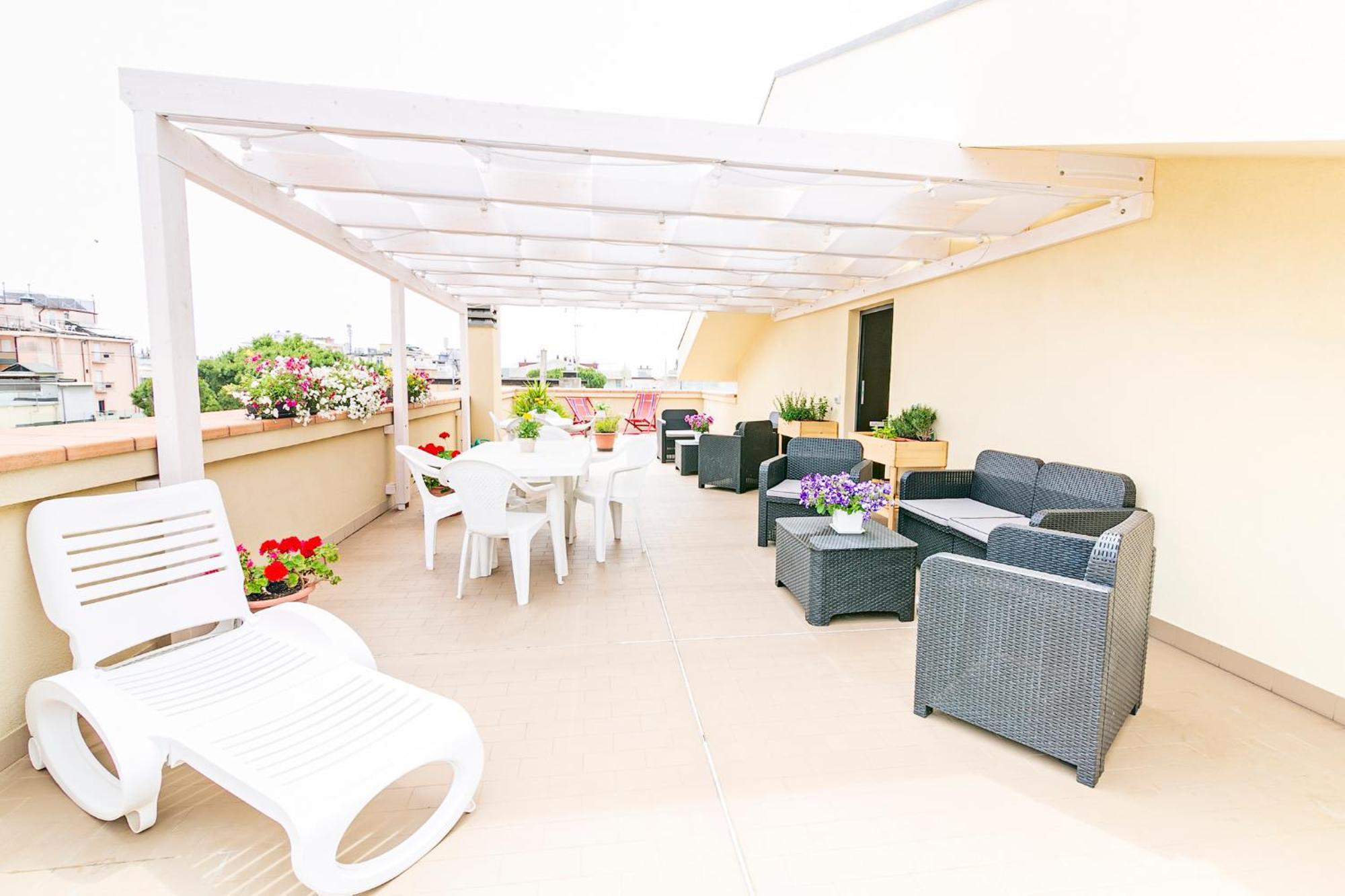 רימיני Residence Hotel Le Stelle מראה חיצוני תמונה